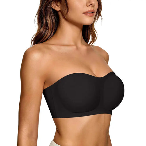 Non-Slip Strapless Bandeau Bra
